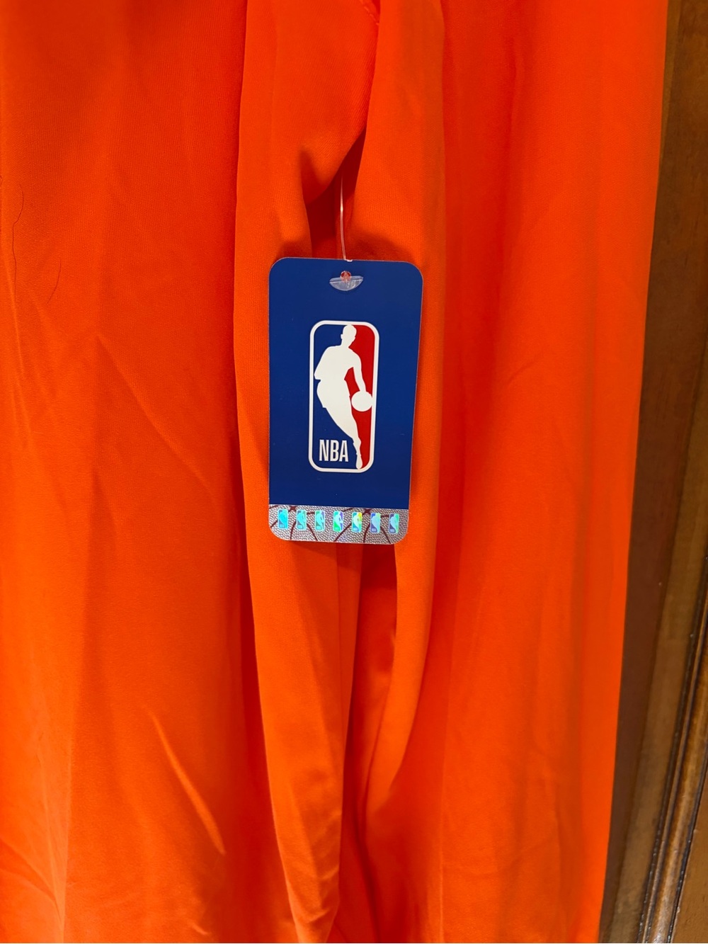 NBA NY Knicks Basketball Orange Long Sleeve Team Tee New with tags - Picture 2 of 7